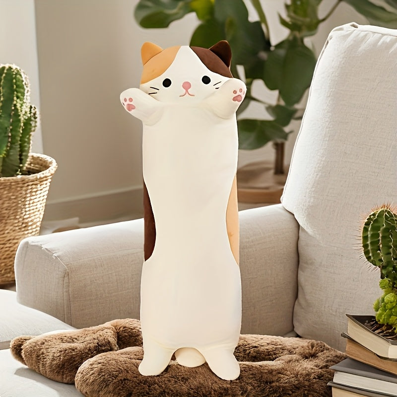 Long cat fat version, different colors different choices, living room decoration, throw pillows pillows a good choice, birthday gifts, holiday gifts