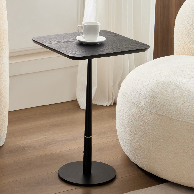 With Metal Feet Square Located in Living Space And Lounge Area Coffee Table Computer Desk Black 15.74D X23.77Hsuitable for Living Room Furniture