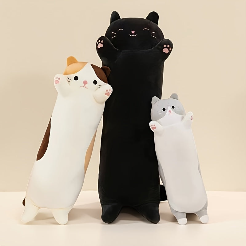 Long cat fat version, different colors different choices, living room decoration, throw pillows pillows a good choice, birthday gifts, holiday gifts