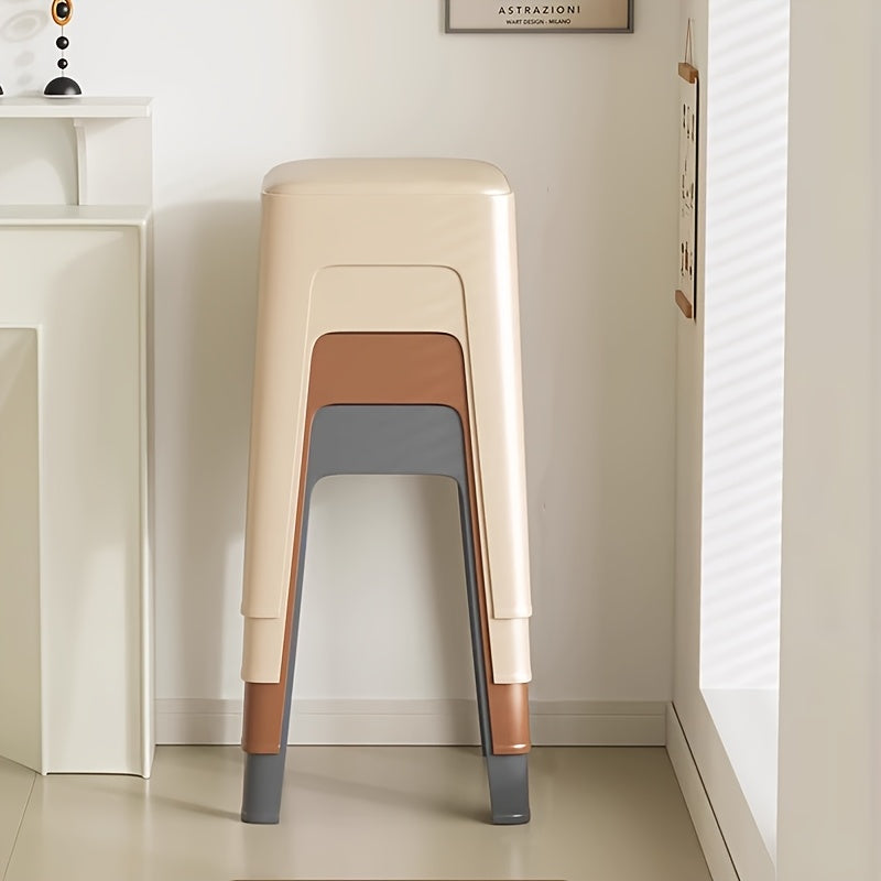 2 Pack Padded Chair, Make Up Vanity Stool, Chair For Makeup Vanity, Thick Seat With Rounded Corners And Polygonal Structure, Providing Stable Support, Suitable For Living Rooms And Bedrooms