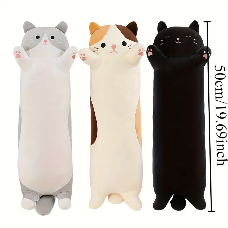 Long cat fat version, different colors different choices, living room decoration, throw pillows pillows a good choice, birthday gifts, holiday gifts