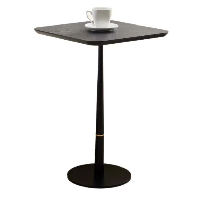 With Metal Feet Square Located in Living Space And Lounge Area Coffee Table Computer Desk Black 15.74D X23.77Hsuitable for Living Room Furniture