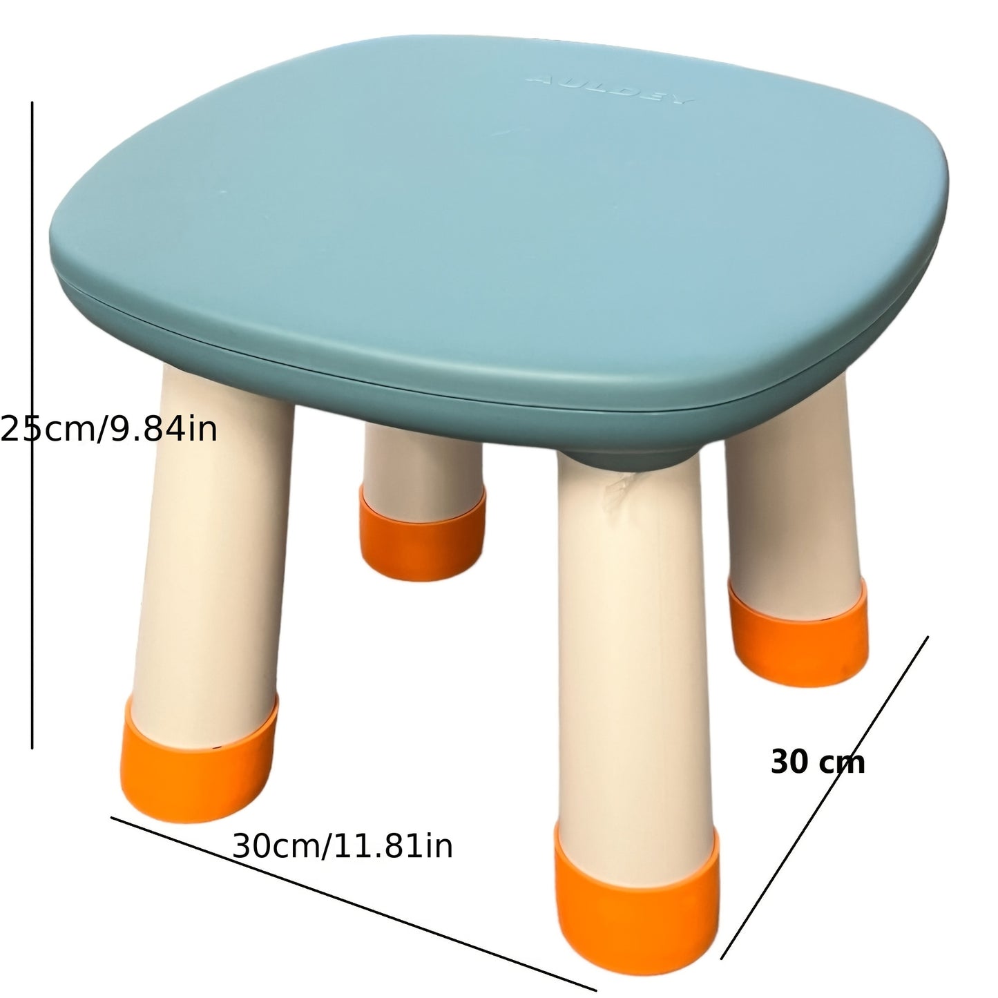 AULDEY A1 Compact Uncharged ABS Stool for Home and Office Use - Durable and Lightweight Multipurpose Chair