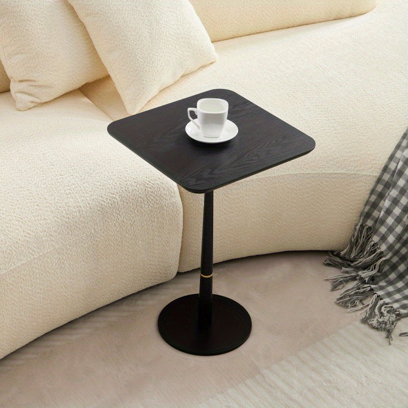 With Metal Feet Square Located in Living Space And Lounge Area Coffee Table Computer Desk Black 15.74D X23.77Hsuitable for Living Room Furniture