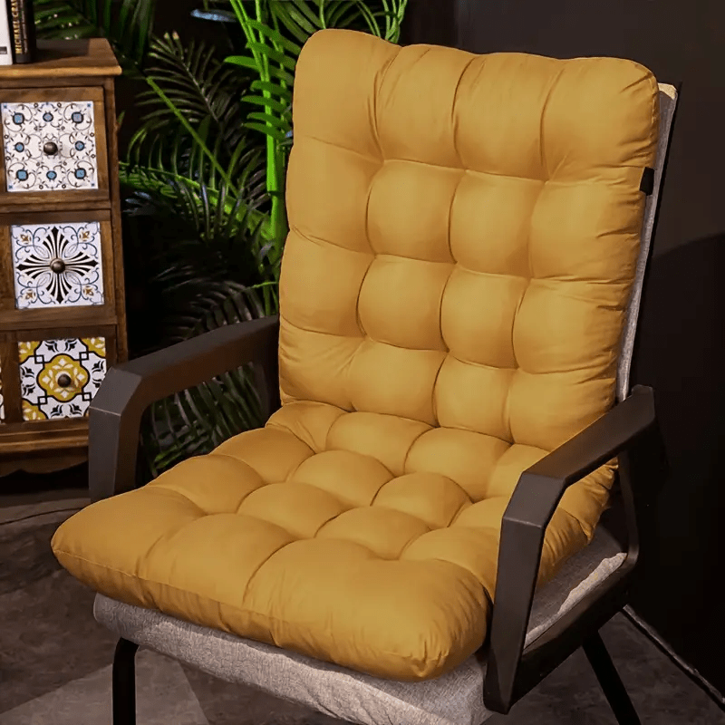 Ergonomic Folding Chair with Thick Fleece Cushion - Durable Polyester, Hand Wash Only, Classic Design for Home Office, Patio, Living Room - All-Season Comfort, Foldable Chair, Patio Seating, Modern Interior, Sturdy Frame