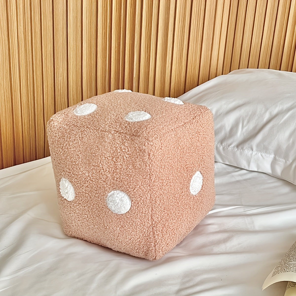 1pc, Soft Sofa Decorative Dice Throw Pillow, 7.87*7.87 Inches, Suitable for Living Room and Bedroom Couch, Home Decor Room Decoration, Removable