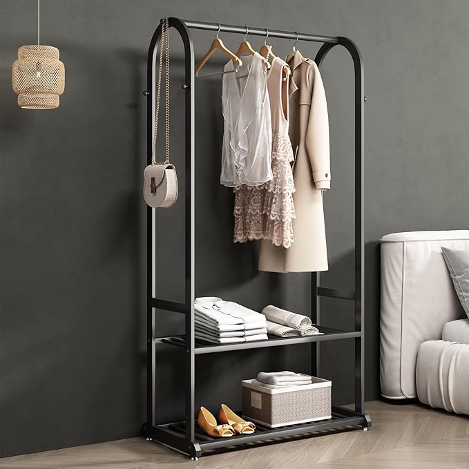 Gold Hanger, Heavy Duty Hanger with Base, Hanger for Hanging Clothes, Wardrobe Rack, Clothes Hanger, Coat, Shirt