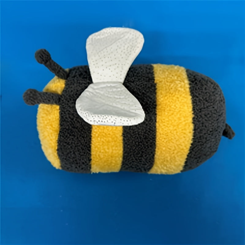 Cute Bee Pillow Soft Yellow Bee Plush Pillow | Adorable Cartoon Design with Cute Expression, Perfect for Birthday Gifts & Home Decor, Bee Decor, Polyester