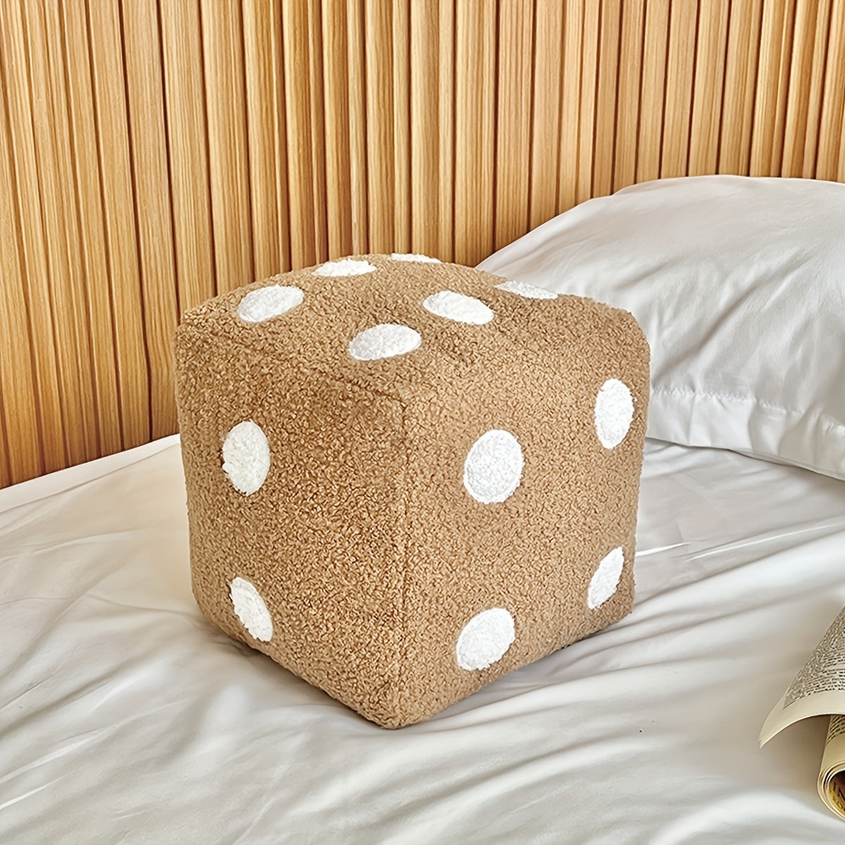1pc, Soft Sofa Decorative Dice Throw Pillow, 7.87*7.87 Inches, Suitable for Living Room and Bedroom Couch, Home Decor Room Decoration, Removable