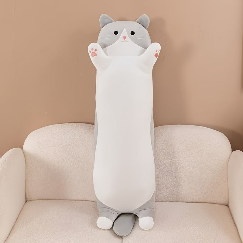 Long cat fat version, different colors different choices, living room decoration, throw pillows pillows a good choice, birthday gifts, holiday gifts