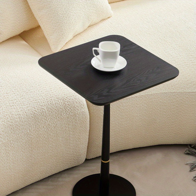 With Metal Feet Square Located in Living Space And Lounge Area Coffee Table Computer Desk Black 15.74D X23.77Hsuitable for Living Room Furniture