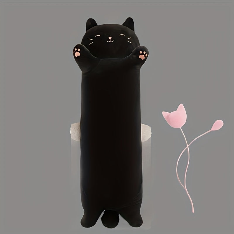 Long cat fat version, different colors different choices, living room decoration, throw pillows pillows a good choice, birthday gifts, holiday gifts